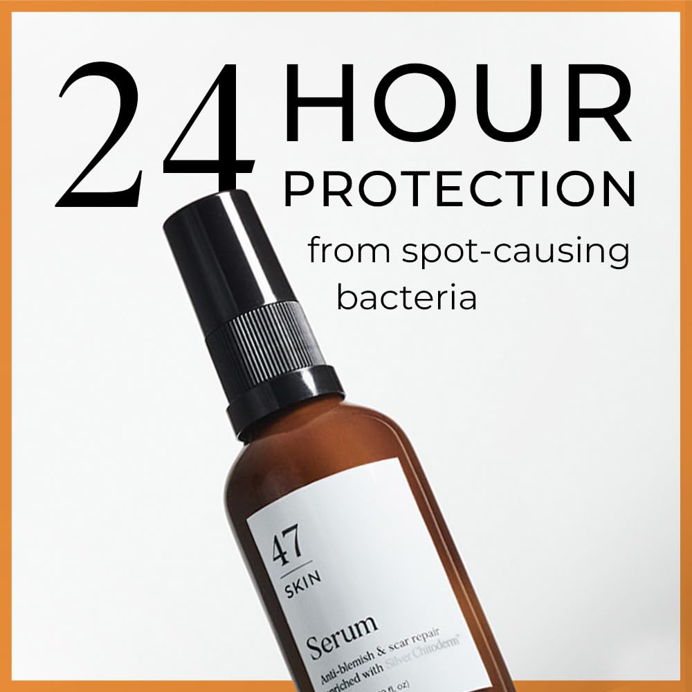 47 Skin Hydrating Face Serum for Clearing Acne and Scars, Anti-Blemish & Scar Repair Serum