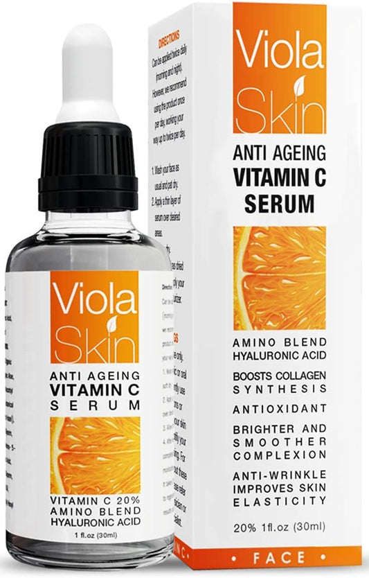 𝗣𝗥𝗘𝗠𝗜𝗨𝗠 Vitamin C Serum For Face with Hyaluronic Acid Serum