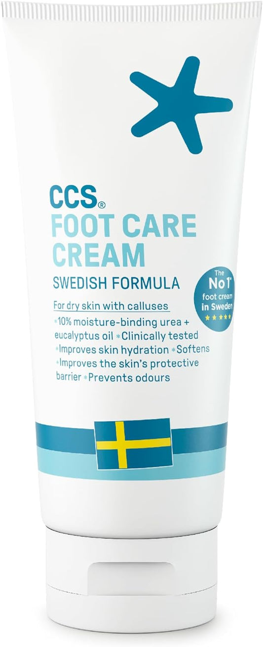 CCS Professional Foot Care Cream 175 ml - Moisturise and Protect Dry and Callused Feet