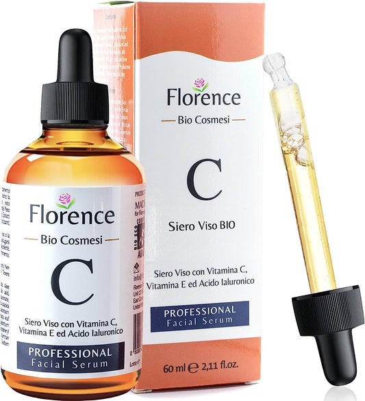 Organic Vitamin C Serum for Face with Hyaluronic Acid
