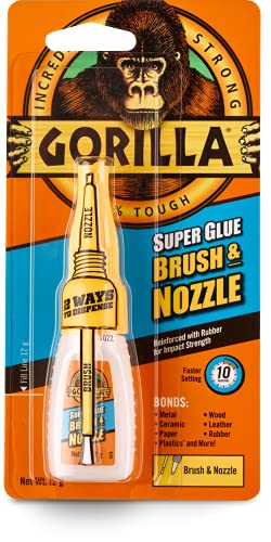 Super Glue, 15g – All Purpose, Impact Tough & Fast Setting with Anti-Clog Cap Ideal for Metal, Ceramics, Leather & More