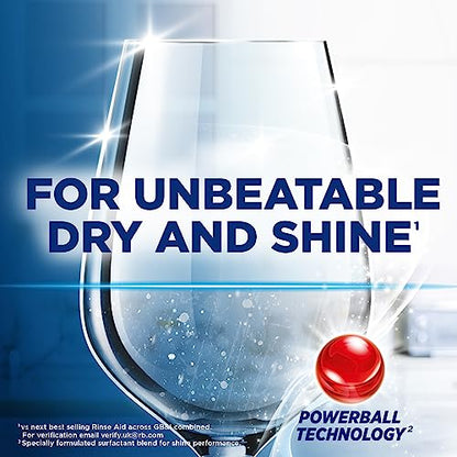 Finish Dishwasher Rinse & Shine Aid | Lemon| 400ml | For Drier Glasses and Spot Prevention