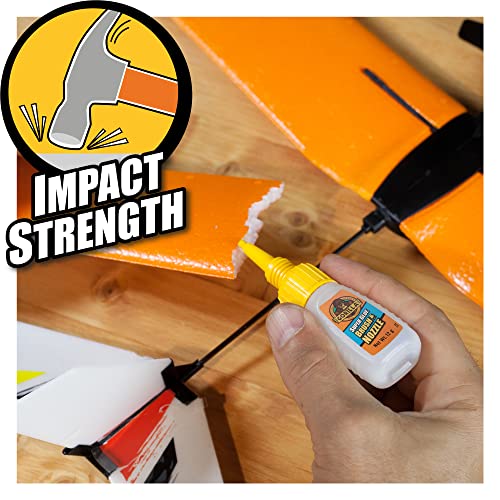Super Glue, 15g – All Purpose, Impact Tough & Fast Setting with Anti-Clog Cap Ideal for Metal, Ceramics, Leather & More