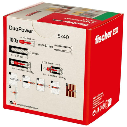 DuoPower 6 x 30, Powerful Universal Plug with Intelligent 2-Component Technology for fast