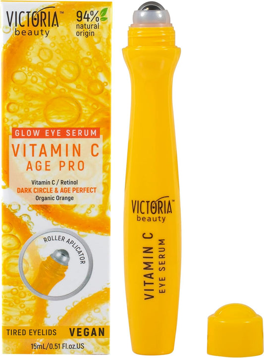 Victoria Beauty Vitamin C Eye Serum Roller - for Dark Circles