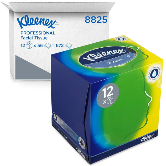 Kleenex facial tissue Box 8825 - soft, strong and absorbent - fragrance-free