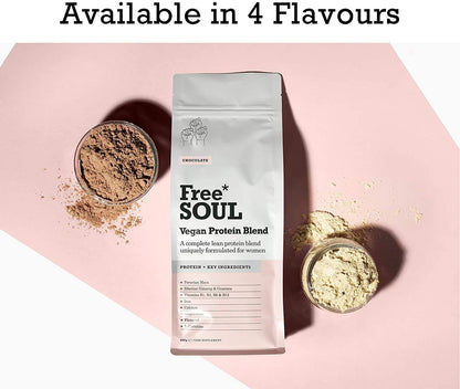 Free Soul Vegan Protein Powder, Pea and Hemp Isolate Protein (Vanilla)