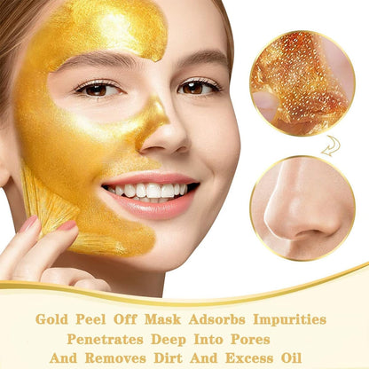 Golden Peel off Mask, 98.4% Peel-Off Anti-Wrinkle Whiten Mask